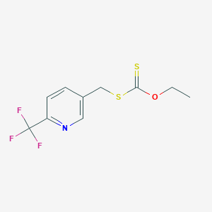 O-Ethyl S-((6-(trifluoromethyl)pyridin-3-yl)methyl) carbonodithioate
