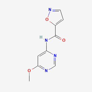 B2723805 N-(6-methoxypyrimidin-4-yl)isoxazole-5-carboxamide CAS No. 1396857-50-3
