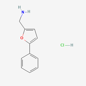 molecular formula C11H12ClNO B2723955 (5-苯基呋喃-2-基)甲胺盐酸盐 CAS No. 859239-22-8