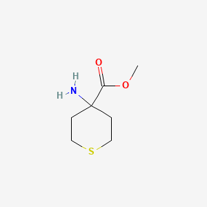 molecular formula C7H13NO2S B2723987 Methyl 4-aminothiane-4-carboxylate CAS No. 744176-43-0