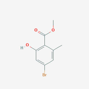 molecular formula C9H9BrO3 B2723990 甲酸4-溴-2-羟基-6-甲基苯酸酯 CAS No. 2089319-35-5