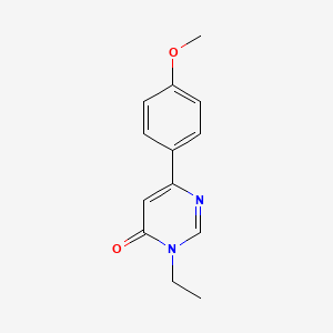 3-ethyl-6-(4-methoxyphenyl)pyrimidin-4(3H)-one