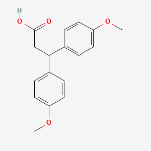 molecular formula C17H18O4 B2724025 3,3-Bis(4-methoxyphenyl)propanoic acid CAS No. 35582-69-5