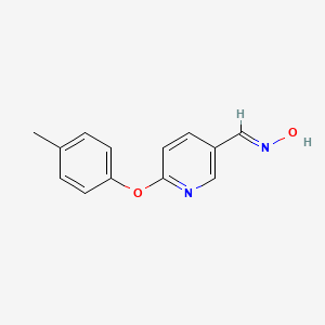 molecular formula C13H12N2O2 B2724032 6-(4-Methylphenoxy)nicotinaldehyde oxime CAS No. 338966-91-9