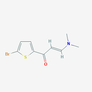 molecular formula C9H10BrNOS B2724033 1-(5-Bromo-2-thienyl)-3-(dimethylamino)-2-propen-1-one CAS No. 938176-46-6