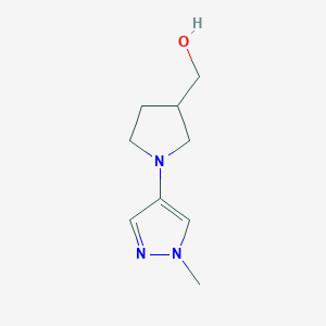 [1-(1-methyl-1H-pyrazol-4-yl)pyrrolidin-3-yl]methanol