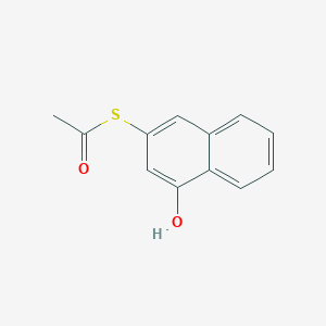 molecular formula C12H10O2S B2724045 S-(4-Hydroxy-2-naphthyl) Thioacetate CAS No. 2244512-87-4