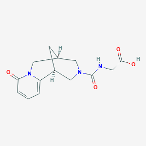 N-([(1S)-8-Oxo-1,5,6,8-tetrahydro-2h-1,5-methanopyrido[1,2-a][1,5]diazocin-3(4h)-yl]carbonyl)glycine