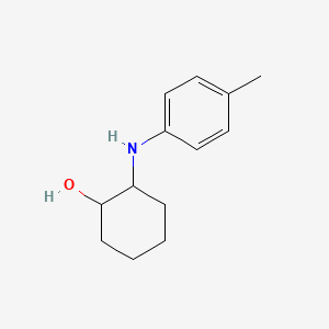 molecular formula C13H19NO B2724069 2-(4-Methylphenylamino)cyclohexane-1-ol CAS No. 65349-53-3