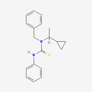 1-benzyl-1-(1-cyclopropylethyl)-3-phenylthiourea