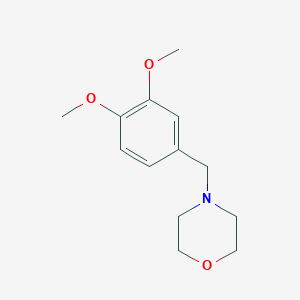 molecular formula C13H19NO3 B2724085 4-(3,4-Dimethoxybenzyl)morpholine CAS No. 22792-30-9