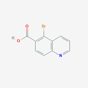 molecular formula C10H6BrNO2 B2724115 5-Bromoquinoline-6-carboxylic acid CAS No. 945470-48-4