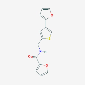 N-{[4-(furan-2-yl)thiophen-2-yl]methyl}furan-2-carboxamide