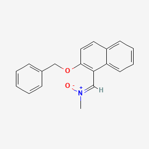 molecular formula C19H17NO2 B2724165 {[2-(Benzyloxy)-1-naphthyl]methylene}(methyl)ammoniumolate CAS No. 338422-64-3