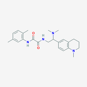 N1-(2-(dimethylamino)-2-(1-methyl-1,2,3,4-tetrahydroquinolin-6-yl)ethyl)-N2-(2,5-dimethylphenyl)oxalamide