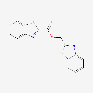 molecular formula C16H10N2O2S2 B2724188 苯并[d]噻唑-2-基甲基苯并[d]噻唑-2-甲酸酯 CAS No. 329910-14-7
