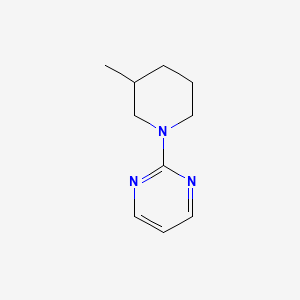 molecular formula C10H15N3 B2724196 2-(3-Methylpiperidin-1-yl)pyrimidine CAS No. 1874972-51-6