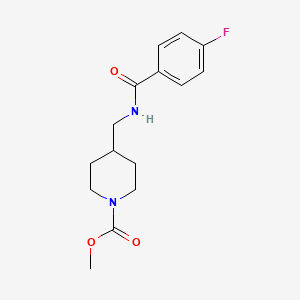 Methyl 4-((4-fluorobenzamido)methyl)piperidine-1-carboxylate