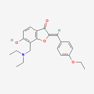 (Z)-7-((diethylamino)methyl)-2-(4-ethoxybenzylidene)-6-hydroxybenzofuran-3(2H)-one