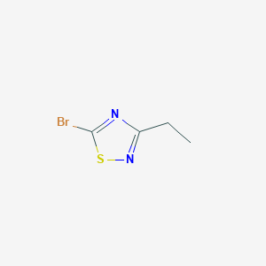 molecular formula C4H5BrN2S B2724227 5-溴-3-乙基-1,2,4-噻二唑 CAS No. 1351345-63-5