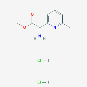 Methyl 2-amino-2-(6-methylpyridin-2-yl)acetate;dihydrochloride