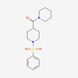 [1-(Phenylsulfonyl)-4-piperidinyl](piperidino)methanone