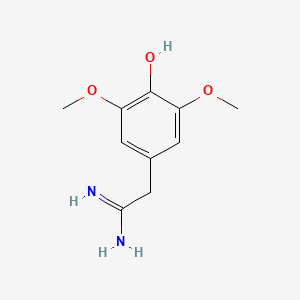2-(4-Hydroxy-3,5-dimethoxyphenyl)ethanimidamide