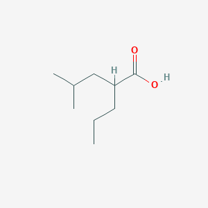 molecular formula C9H18O2 B2724339 4-Methyl-2-propylpentanoic acid CAS No. 178269-53-9