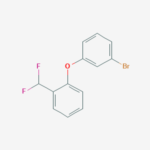 molecular formula C13H9BrF2O B2724401 1-Bromo-3-[2-(difluoromethyl)phenoxy]benzene CAS No. 2248285-20-1