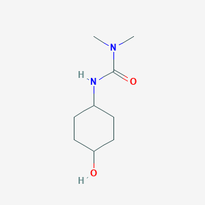 molecular formula C9H18N2O2 B2724419 3-(Trans-4-hydroxycyclohexyl)-1,1-dimethylurea CAS No. 1602185-16-9