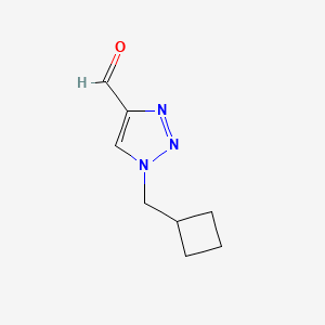 molecular formula C8H11N3O B2724451 1-(环丁基甲基)-1H-1,2,3-三唑-4-甲醛 CAS No. 1478465-26-7