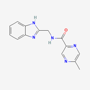 N-((1H-benzo[d]imidazol-2-yl)methyl)-5-methylpyrazine-2-carboxamide