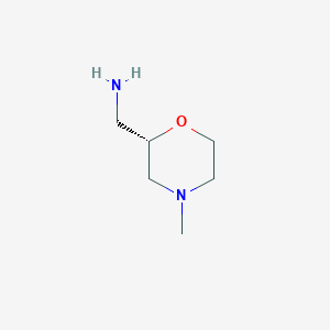 (S)-1-((4-Methylmorpholin-2-yl))methanamine
