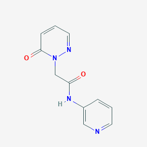 2-(6-oxopyridazin-1(6H)-yl)-N-(pyridin-3-yl)acetamide
