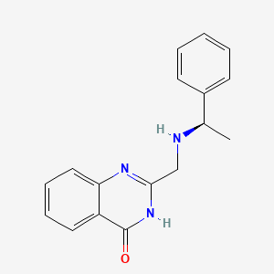 2-[[[(1R)-1-phenylethyl]amino]methyl]-3H-quinazolin-4-one