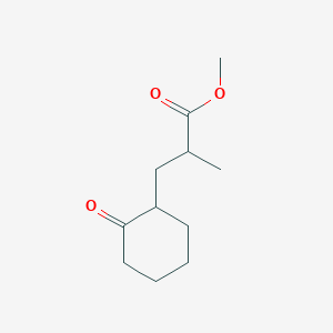 molecular formula C11H18O3 B2724488 Methyl 2-methyl-3-(2-oxocyclohexyl)propanoate CAS No. 63714-94-3