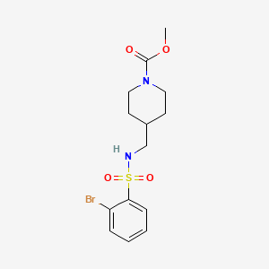 Methyl 4-((2-bromophenylsulfonamido)methyl)piperidine-1-carboxylate