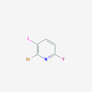 molecular formula C5H2BrFIN B2724512 2-Bromo-6-fluoro-3-iodopyridine CAS No. 1807231-84-0