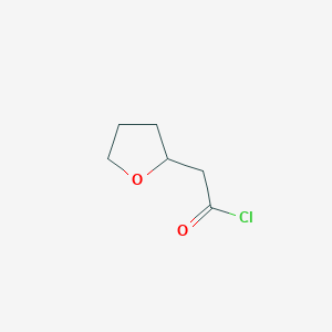 molecular formula C6H9ClO2 B2724551 2-(氧戊-2-基)乙酰氯 CAS No. 2434-01-7