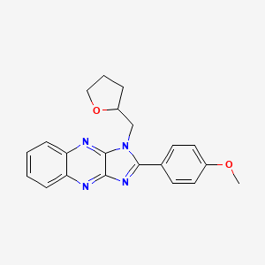 2-(4-methoxyphenyl)-1-((tetrahydrofuran-2-yl)methyl)-1H-imidazo[4,5-b]quinoxaline