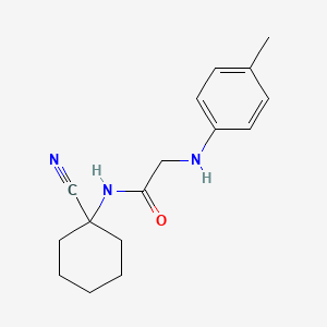 molecular formula C16H21N3O B2724615 N-(1-cyanocyclohexyl)-2-[(4-methylphenyl)amino]acetamide CAS No. 1197899-75-4