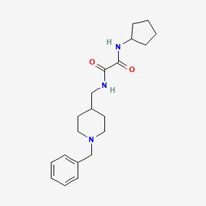N1-((1-benzylpiperidin-4-yl)methyl)-N2-cyclopentyloxalamide