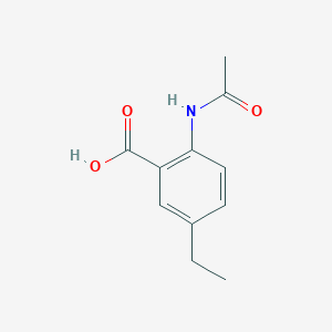 molecular formula C11H13NO3 B2724657 2-Acetamido-5-ethylbenzoic acid CAS No. 92367-84-5