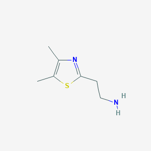 molecular formula C7H12N2S B2724675 2-(4,5-二甲基-1,3-噻唑-2-基)乙胺 CAS No. 924866-03-5