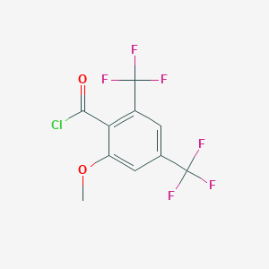 B2724692 2-Methoxy-4,6-bis(trifluoromethyl)benzoyl chloride CAS No. 886503-47-5