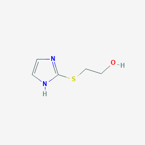 molecular formula C5H8N2OS B2724720 Ethanol, 2-(1H-imidazol-2-ylthio)- CAS No. 1314953-79-1