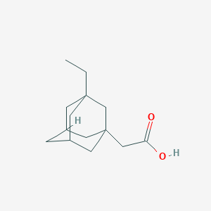 molecular formula C14H22O2 B2724721 (3-Ethyl-1-adamantyl)acetic acid CAS No. 101821-81-2