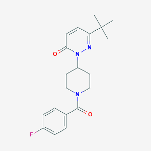 6-Tert-butyl-2-[1-(4-fluorobenzoyl)piperidin-4-yl]pyridazin-3-one