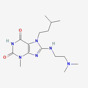 8-(2-Dimethylamino-ethylamino)-3-methyl-7-(3-methyl-butyl)-3,7-dihydro-purine-2,6-dione