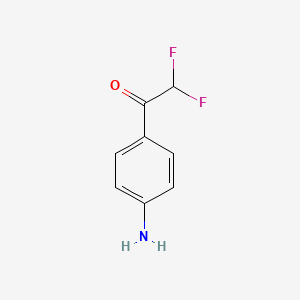 1-(4-Aminophenyl)-2,2-difluoroethan-1-one